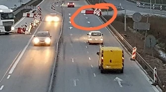Niebezpiecznie na autostradzie (zdjęcia)