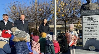 Przedszkolaki odśpiewały Mazurka Dąbrowskiego