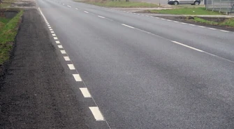 Krakowskie Przedmieście z nową nawierzchnią