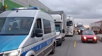 Trzy samochody zderzyły się krajowej "jedynce"