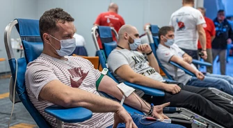 Górnicy i mieszkańcy oddali krew