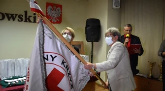 Sztandar dla honorowych krwiodawców