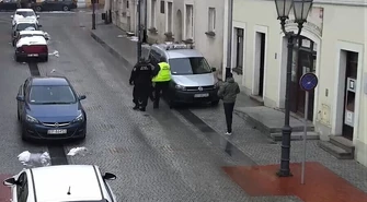 Zniszczył elewację na starówce