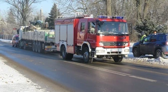 Niebezpieczne zderzenie na Krakowskim Przedmieściu