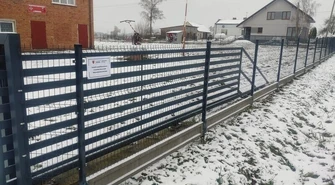 Ogrodzenie OSP w Zaborowie