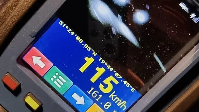 115 km/h po Sulejowskiej