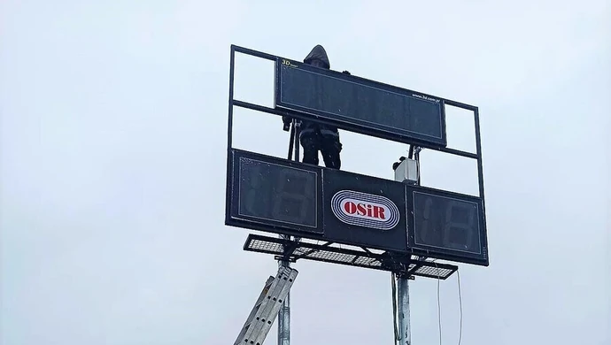 Nowy zegar na Stadionie Miejskim