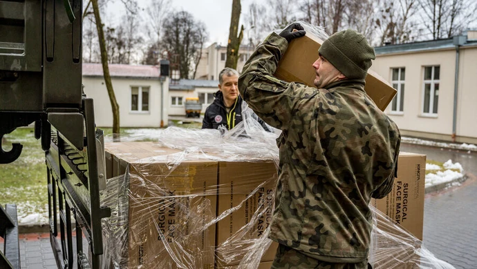 Wojsko wspiera w pandemii