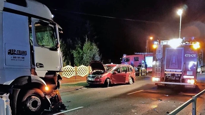 10-latka ranna w wypadku na DK74. Interweniował LPR