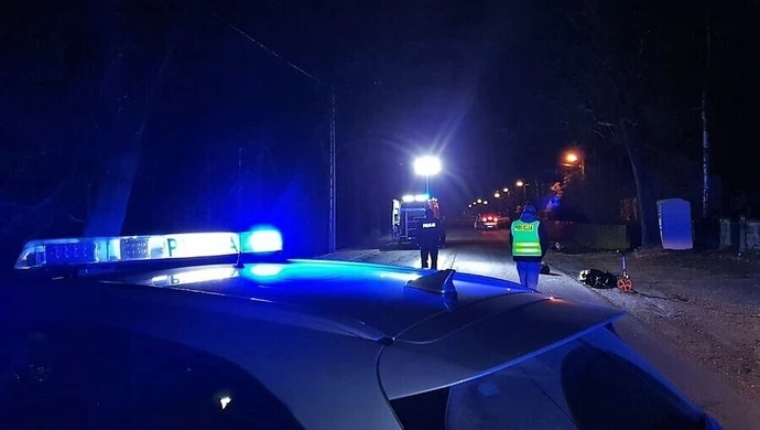 Śmiertelne potrącenie pieszego