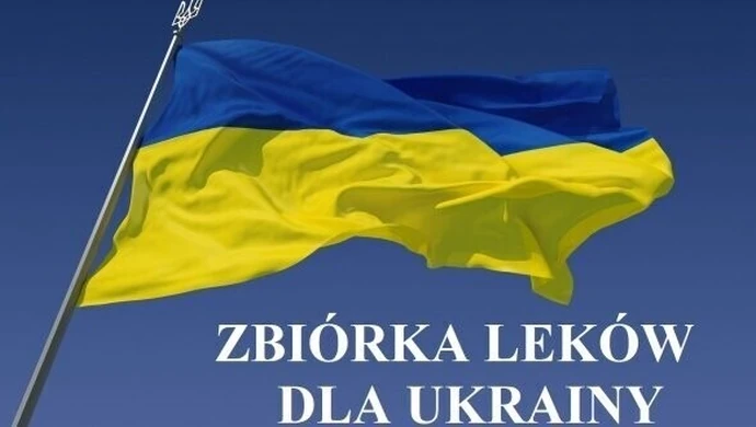 Zbiórka leków, sprzętu i żywności dla Ukrainy