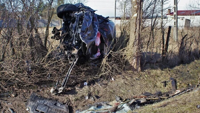 Śmiertelny wypadek w Kamocinie [ZDJĘCIA]