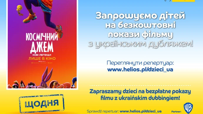Bezpłatne seanse w kinie dla ukraińskich dzieci