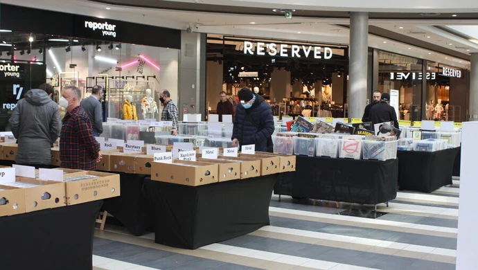 Giełda płyt winylowych w Focus Mall