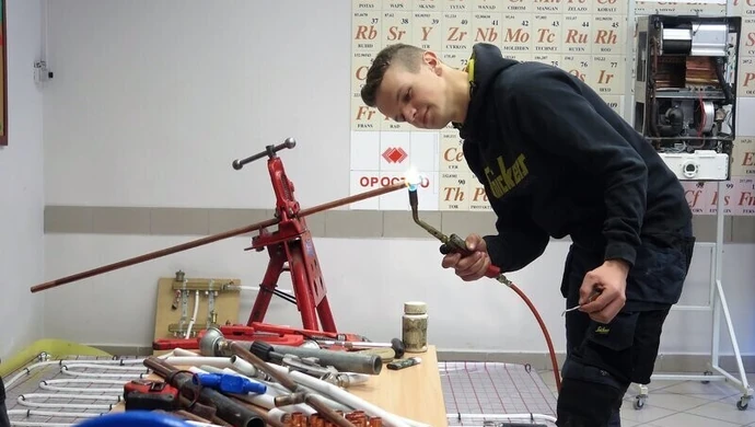 Budowlanka zaprezentowała się ósmoklasistom