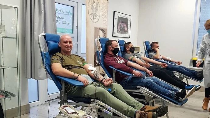 W Wolborzu oddają krew dla Ukrainy