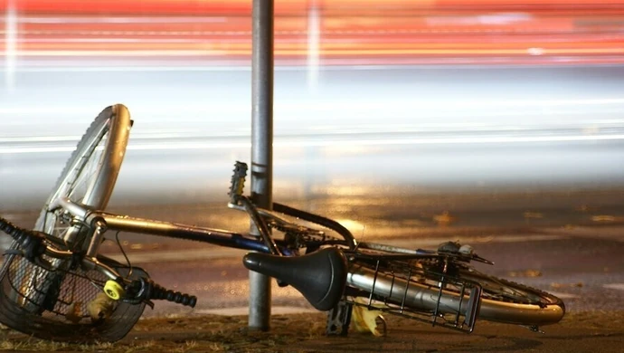 Z czterema promilami na rowerze