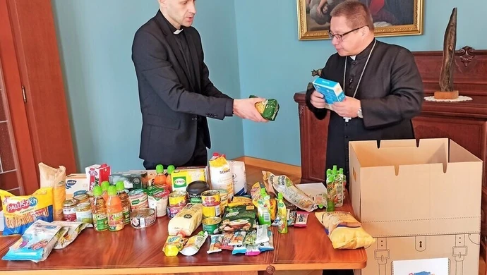 "Paczka dla Ukrainy" - akcja łódzkiego Caritas