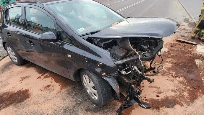 Opel zderzył się z BMW