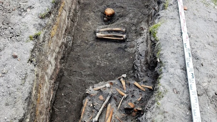 Ludzkie szczątki pod kościołem