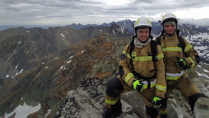 Druhowie z Parzniewic zdobyli szczyt - w szczytnym celu