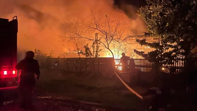 Groźny pożar w gminie Aleksandrów