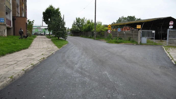 Nowa jezdnia na Targowej