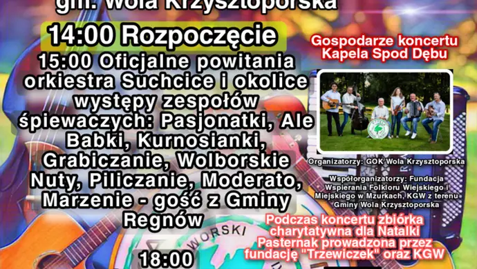 Koncert Zespołów i Kapel Folklorystycznych pn. „Folklor Znajdzie Cię Wszędzie”