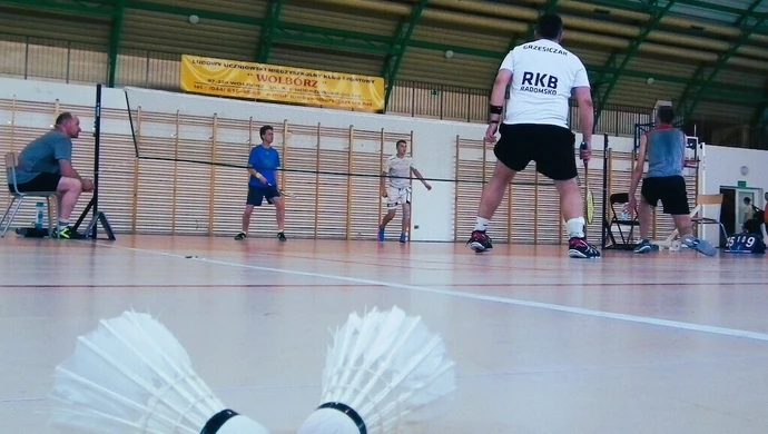 Pierwszy turniej badmintona w Wolborzu