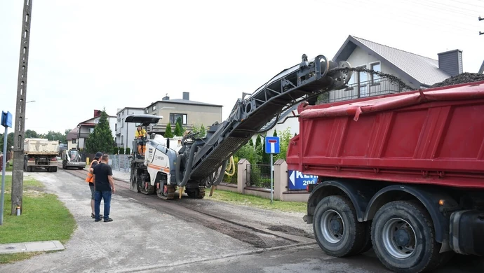 Trwa remont ul. Niedźwiedziej