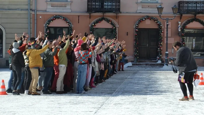 Filmowcy w Rynku Trybunalskim[ZDJĘCIA]