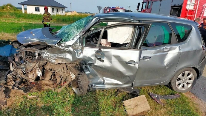 Groźny wypadek. 10-miesięczne dziecko trafiło do szpitala