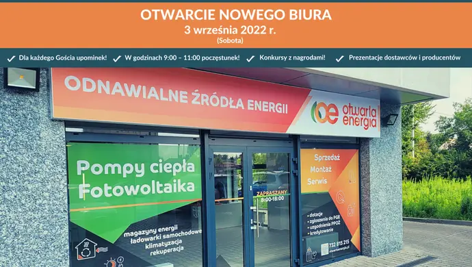 Otwarta Energia w nowym miejscu