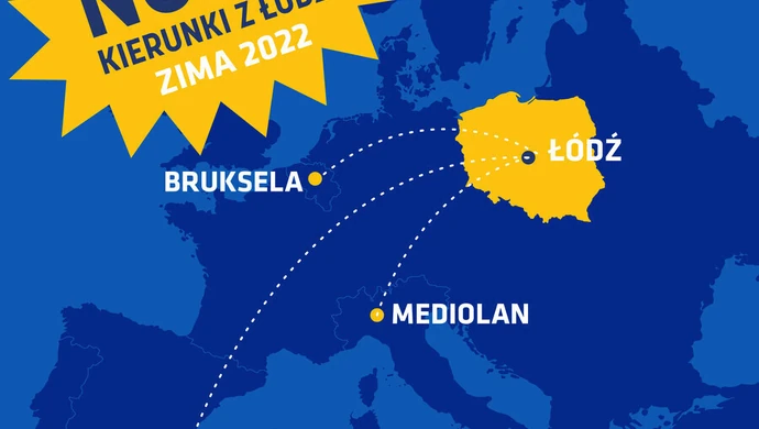 Z łódzkiego lotniska do Alicante, Mediolanu i Brukseli