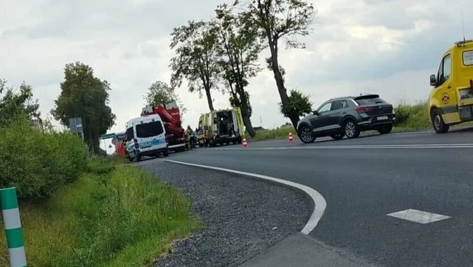 Wypadek w Longinówce. Kierująca była pijana
