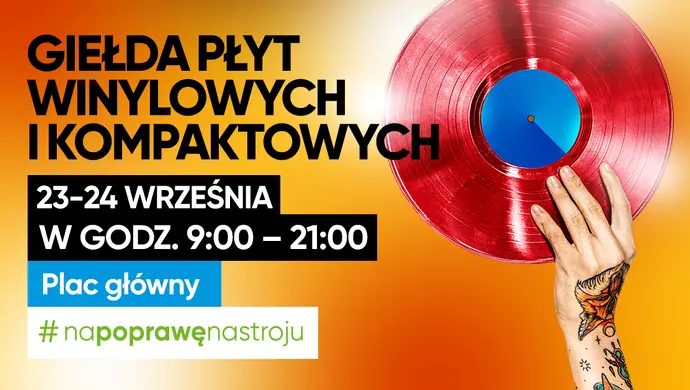 Giełda płyt winylowych - unikalne czarne krążki w Focus Mall w Piotrkowie