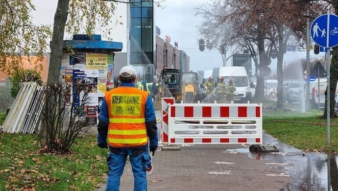 Wyciek gazu w Piotrkowie