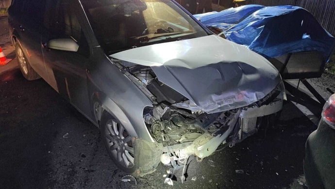 Zderzenie osobówek. Jedna osoba trafiła do szpitala