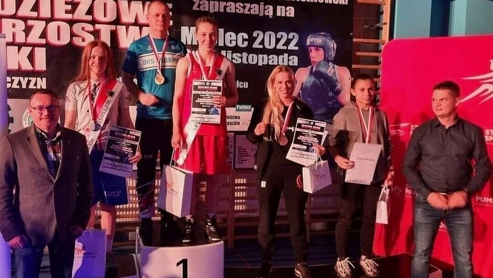 Julia Kabzińska na podium