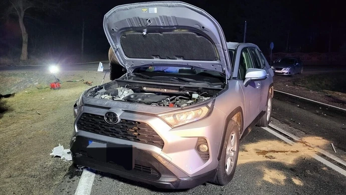 Zignorował znak STOP. Wypadek na DK12