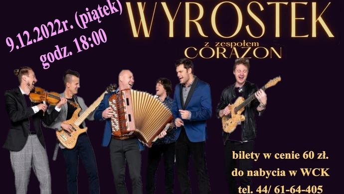 Koncert Marcina Wyrostka wraz z zespołem Corazon