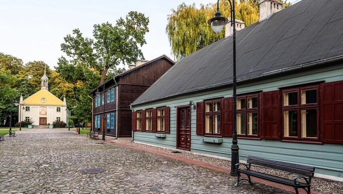 Skansen w centrum miasta