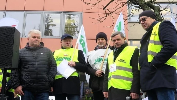 Protest rolników pod prokuraturą