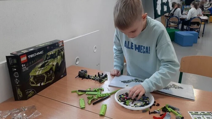 Festiwal Gier i Klocków w szkole w Proszeniu