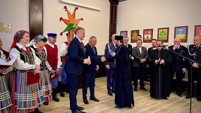 Samorządowcy na opłatku u starosty [ZDJĘCIA]