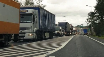 Utrudnienia na DK12 i DK 74