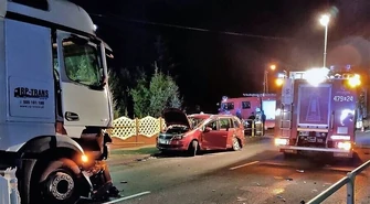 10-latka ranna w wypadku na DK74. Interweniował LPR