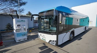 Pilotażowy projekt PKM Jaworzno autobusu zasilanego wodorem Air Products