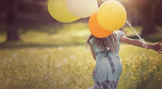 Z balonami dla Julki