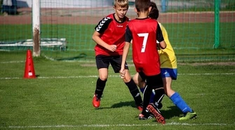 Zajęcia sportowe dla ukraińskich dzieci